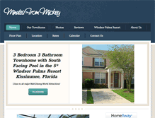 Tablet Screenshot of minutes-from-mickey.com